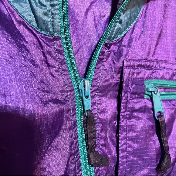 Vintage Sierra Designs Windbreaker Jacket 80s Nylon Track Suit Full Zip Medium - Picture 5 of 8